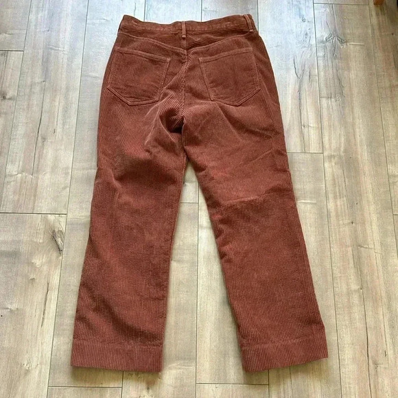 Rag & Bone Dylan Corduroy Ankle Burnt Orange Sz 29 - Picture 7 of 9
